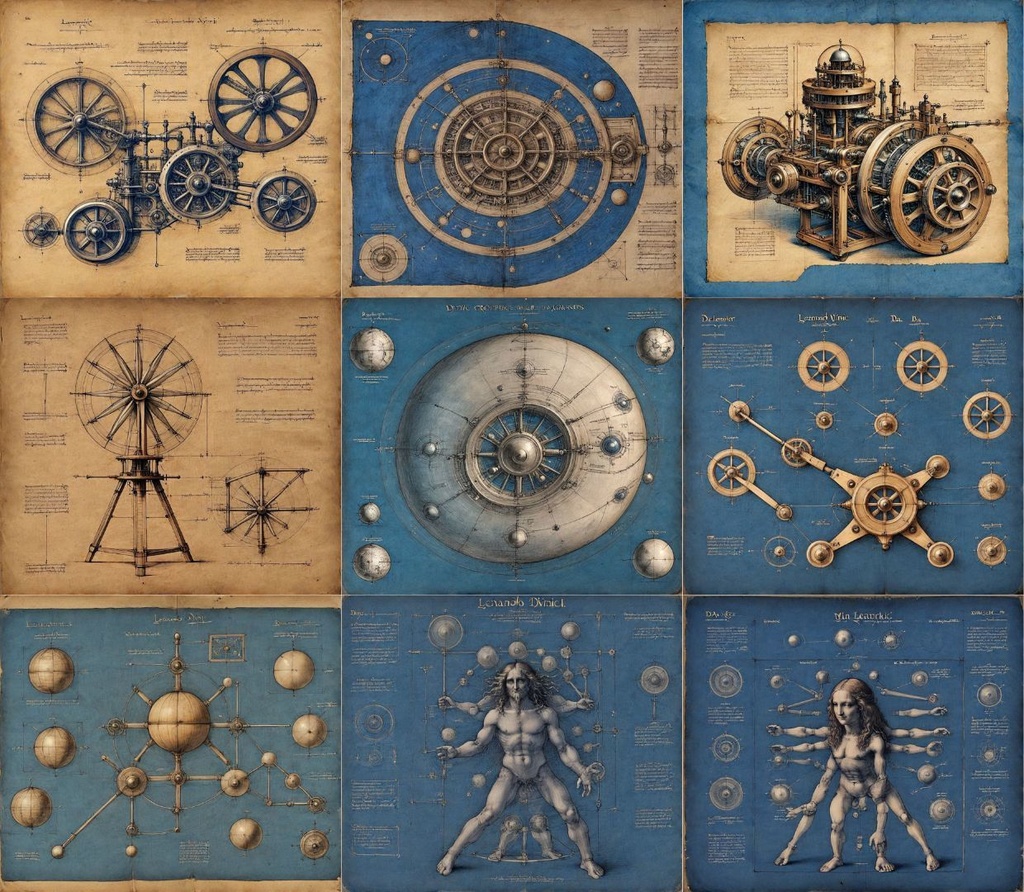 【王宮大図書館蔵書】未解明技術 設計概要図集 165種