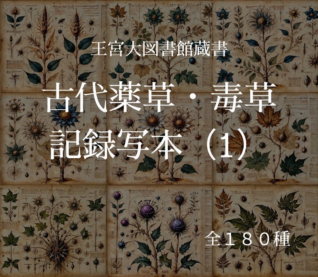 古代薬草・毒草 記録写本(1) 180枚