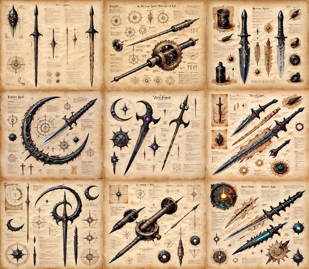 【王宮大図書館蔵書】前歴史時代 武器写本集 129枚