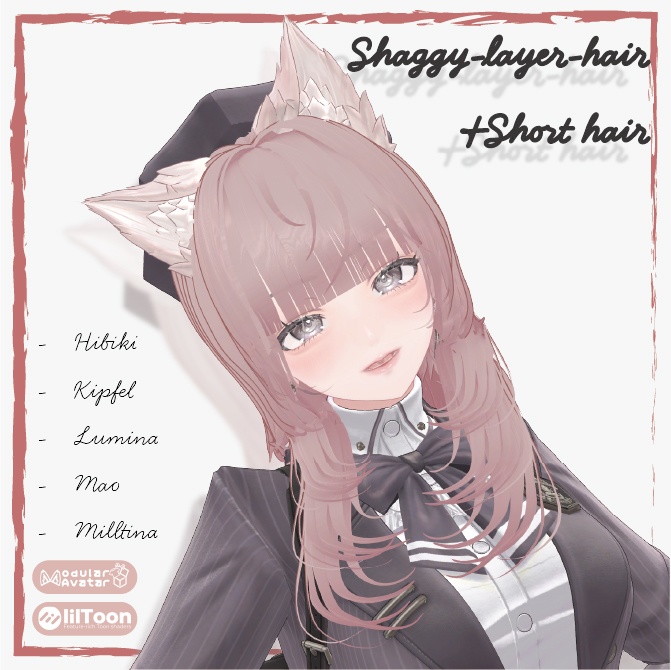 【🎉50%offSALE🎉】Shaggy-layer-hair & Short hair