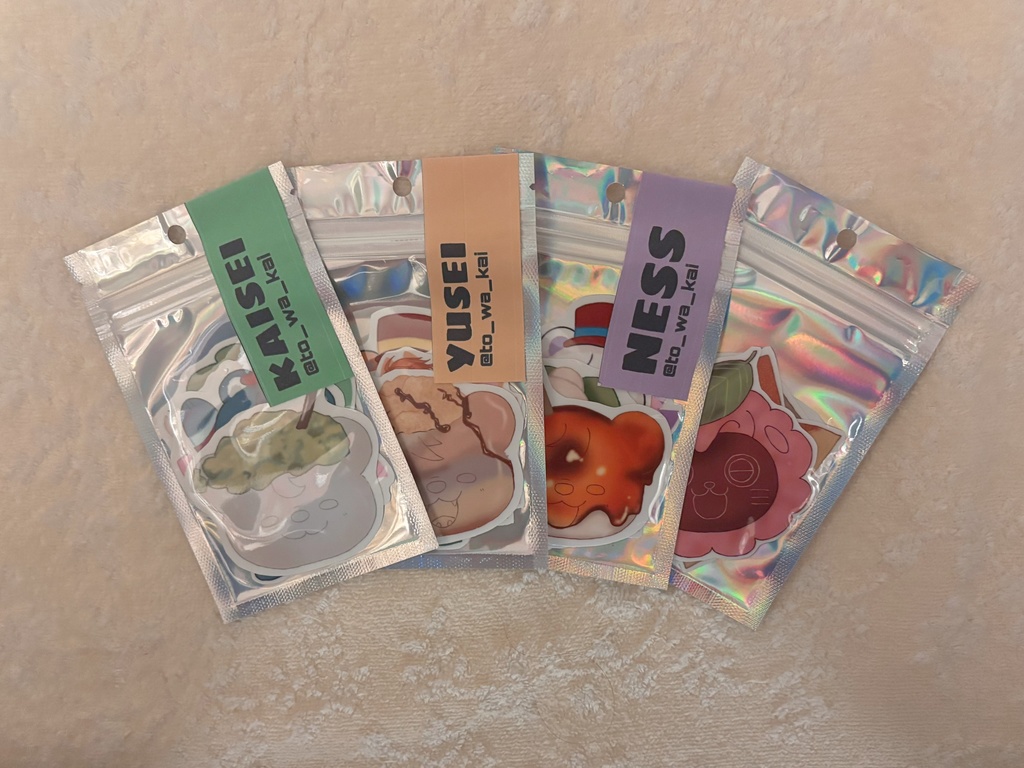 【非公式】にじそうさく11 ステッカー4点セット