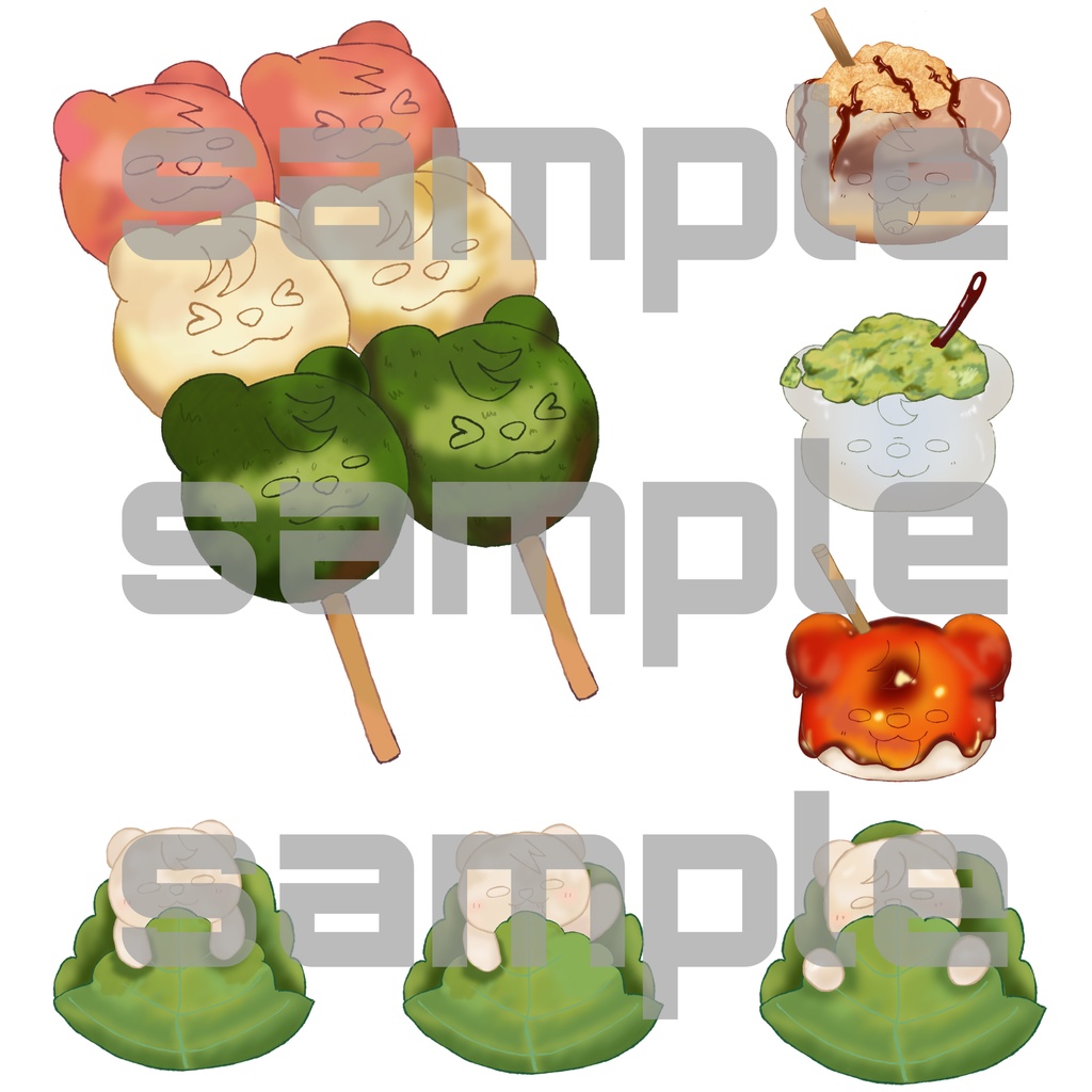 【非公式】にじそうさく11 フレークシール