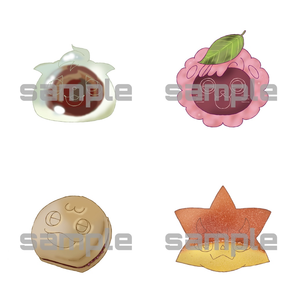 【非公式】にじそうさく11 フレークシール