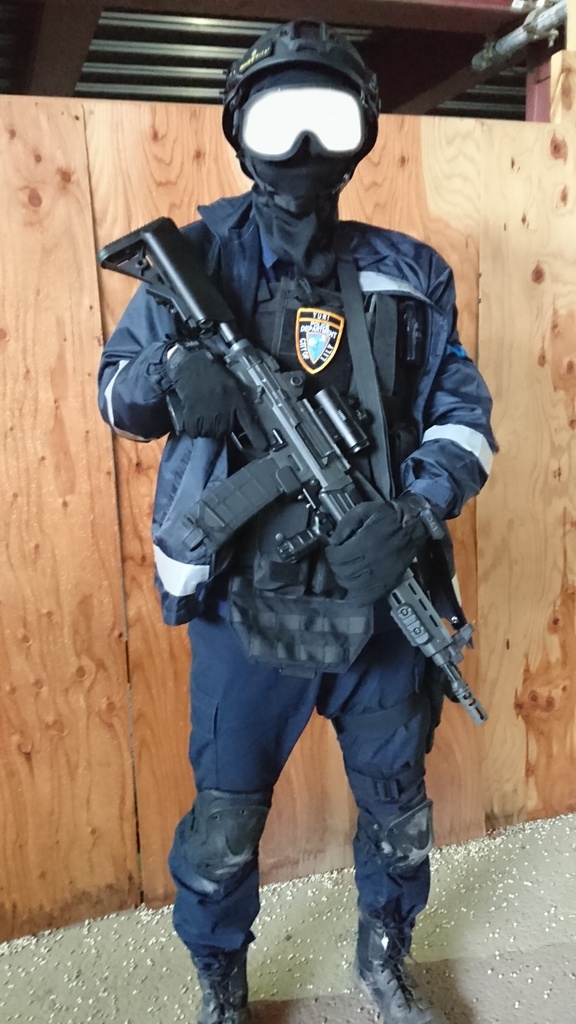 【サバゲパッチ】百合市警ワッペン 10cm