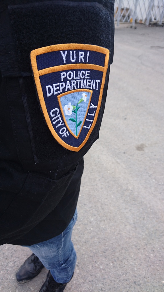 【サバゲパッチ】百合市警ワッペン 10cm