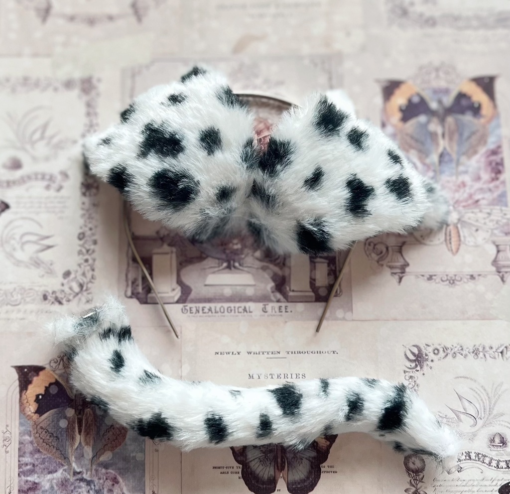 いぬみみ&しっぽセット/ダルメシアン