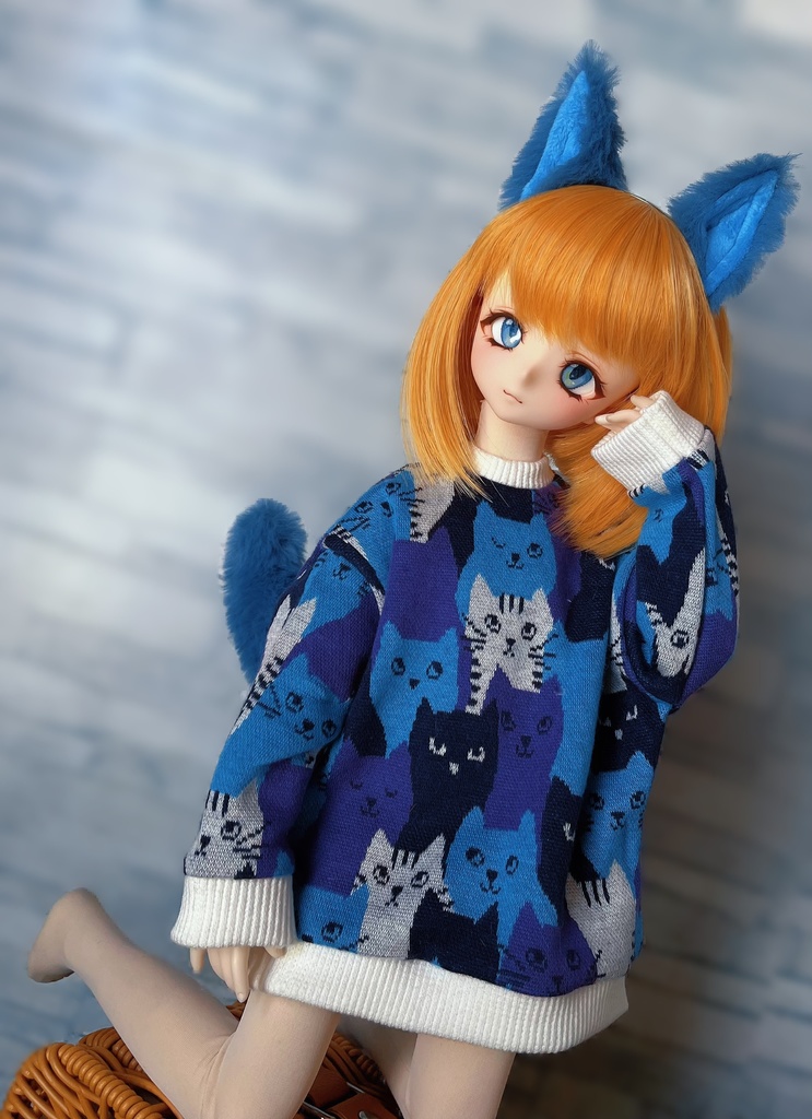 けもみみ&しっぽセット/カラーオーダー/猫