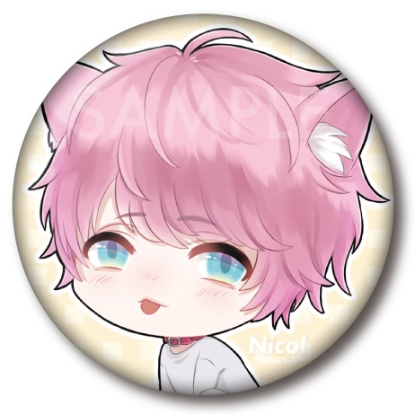 ペロペット/『ニコル』缶バッジ