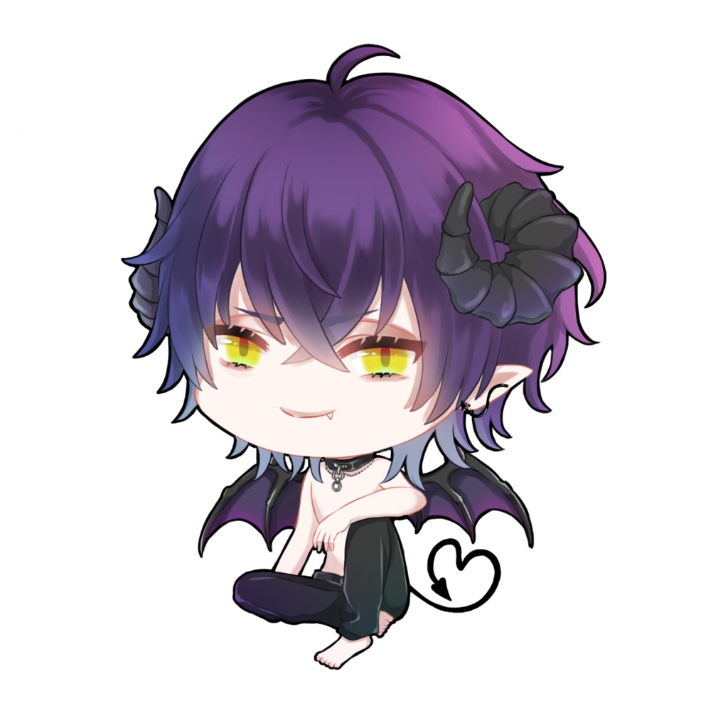 淫魔契約/『アシェル』アクリルキーホルダー