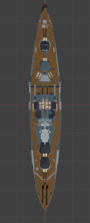 うぉーすぱいと(ウォースパイト風戦艦)