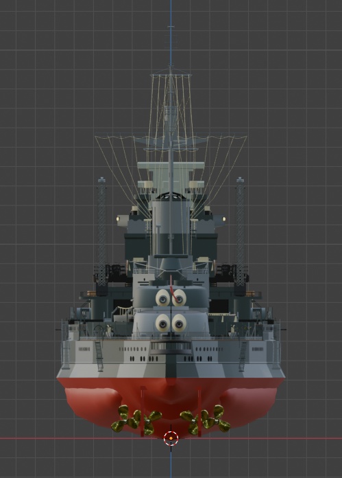 うぉーすぱいと(ウォースパイト風戦艦)