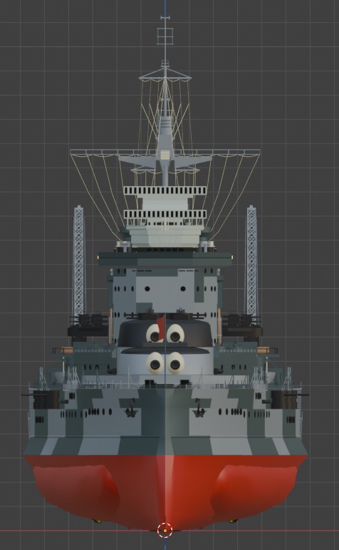 うぉーすぱいと(ウォースパイト風戦艦)