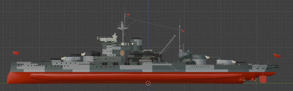 うぉーすぱいと(ウォースパイト風戦艦)