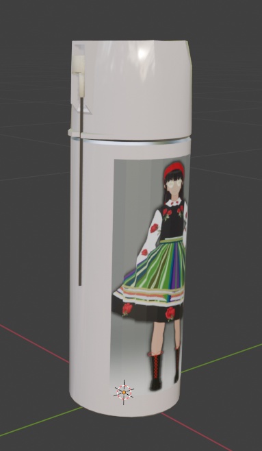 スプレー缶（炎噴射ギミック付き ※ワールド配置用）