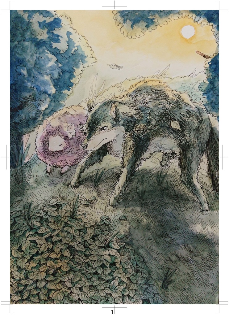 月明かりのよる