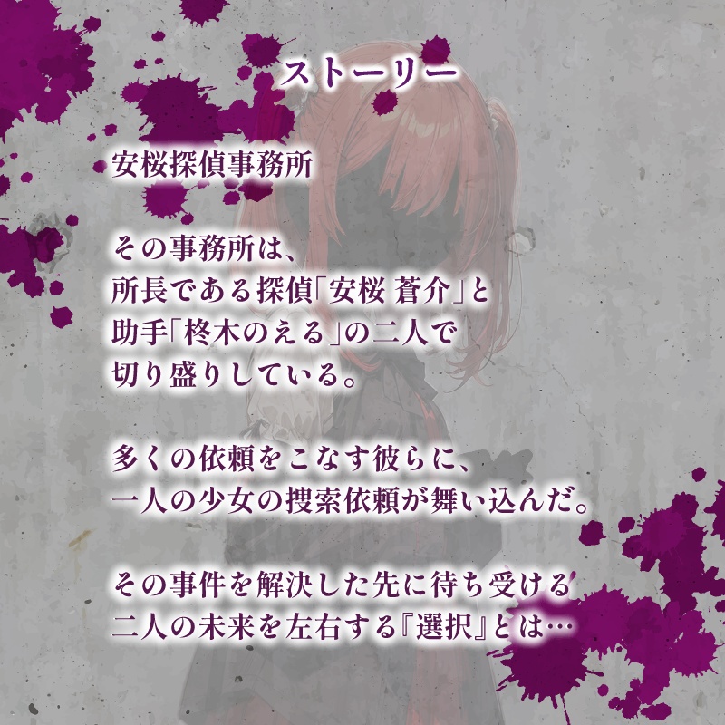 ストーリープレイング「NC FICTION~探偵たちの選択~」