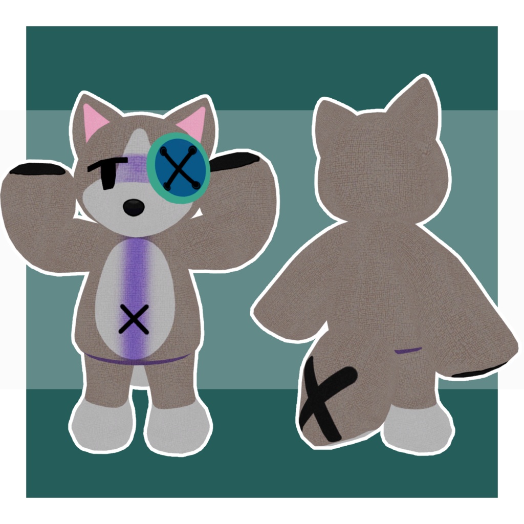 【VRCアバター】RepeaRepl(りぴりぽ)【Quest対応】