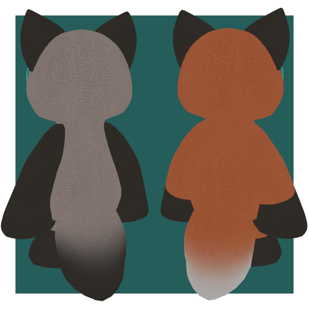 【FREE】RepeaRepl(りぴりぽ)テクスチャ たぬき&きつね風