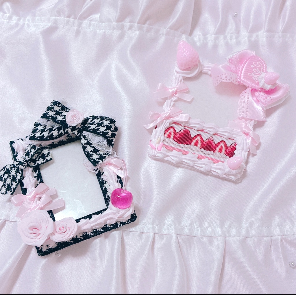 【Pink whip series 】B8サイズ 硬質ケースデコ ホイップ