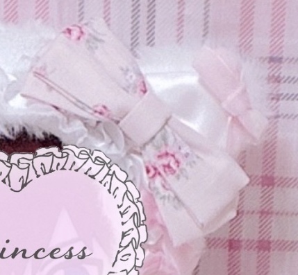 【Pink Rose×いちごクレープ♡片折れうさちゃん】 ぬい服 16cm