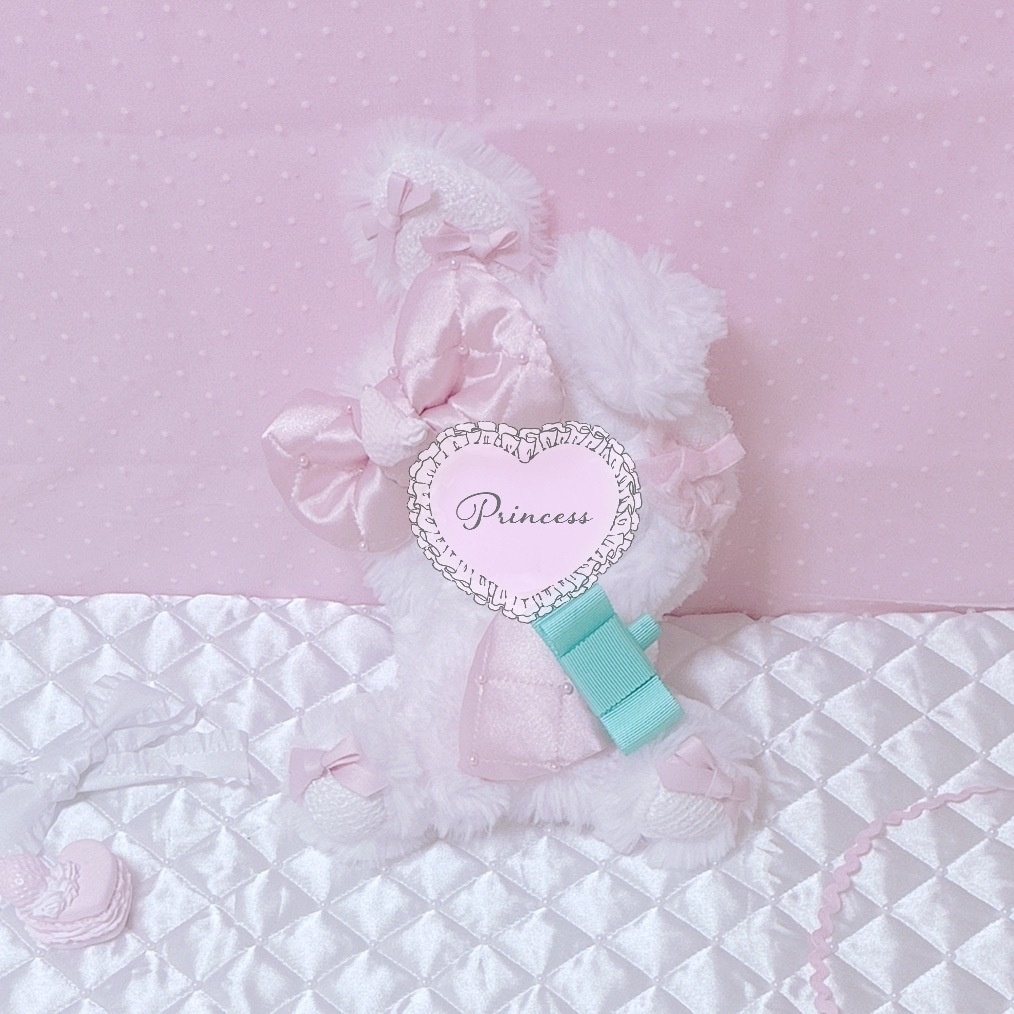 【Fraise et Crème♡ピンクねこ】おすわりぬい服 15cm 甘ロリ Fraise et Crème♡ピンクねこ】おすわりぬい服 15cm 甘ロリ ピンク