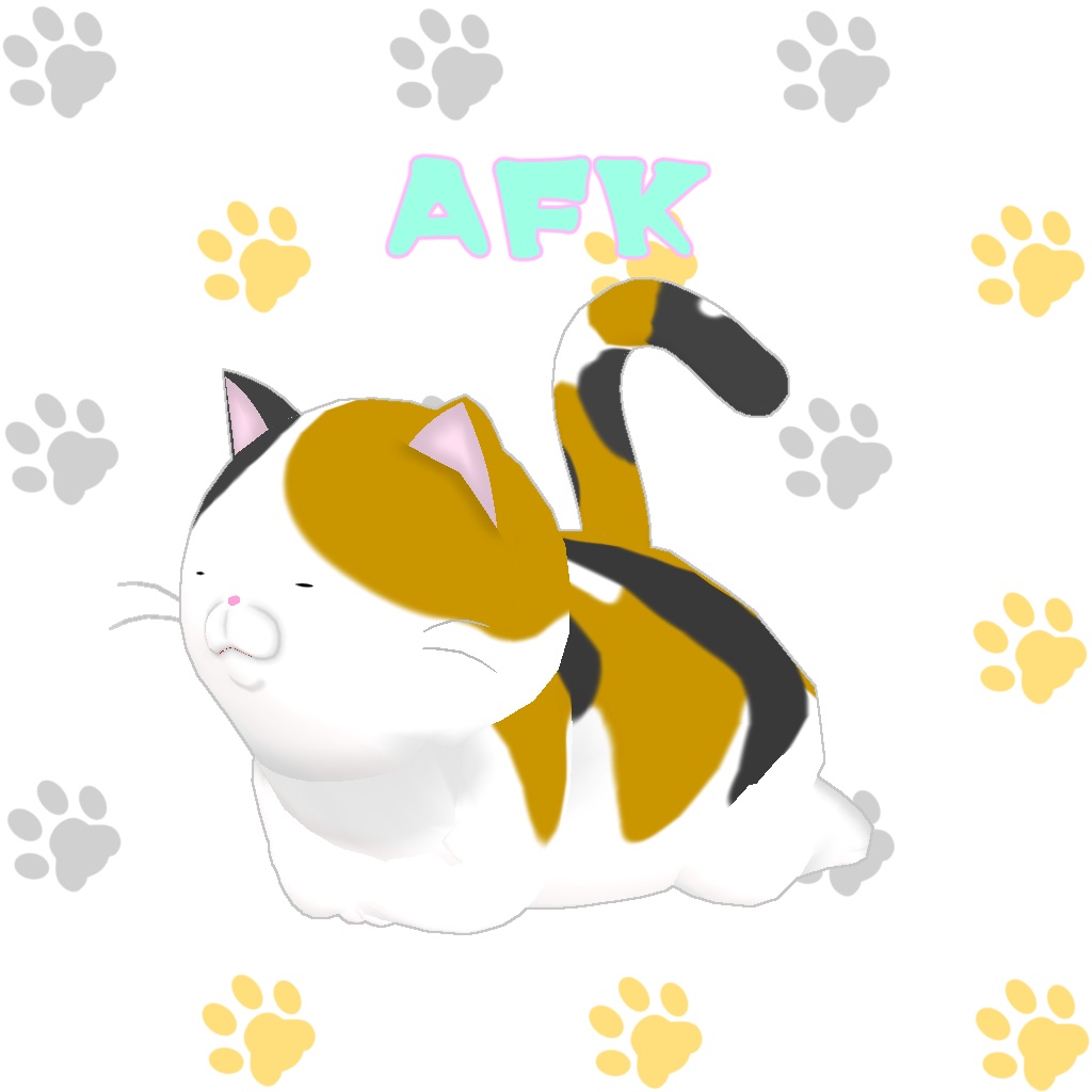 オリジナル3Dモデル「ねこにん ミケ」