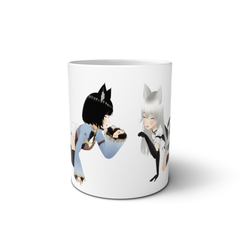 巫女カイン マグカップ(白&黒ロリカイン)