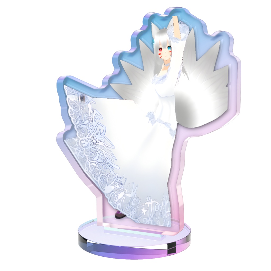 神カイン　50mmオーロラアクスタ