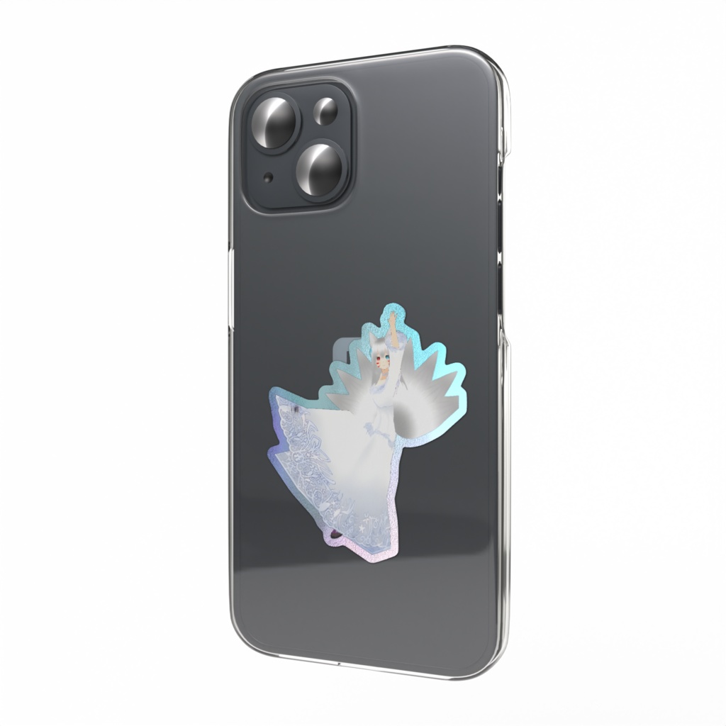 巫女カイン　オーロラスマホステッカー（神カイン）