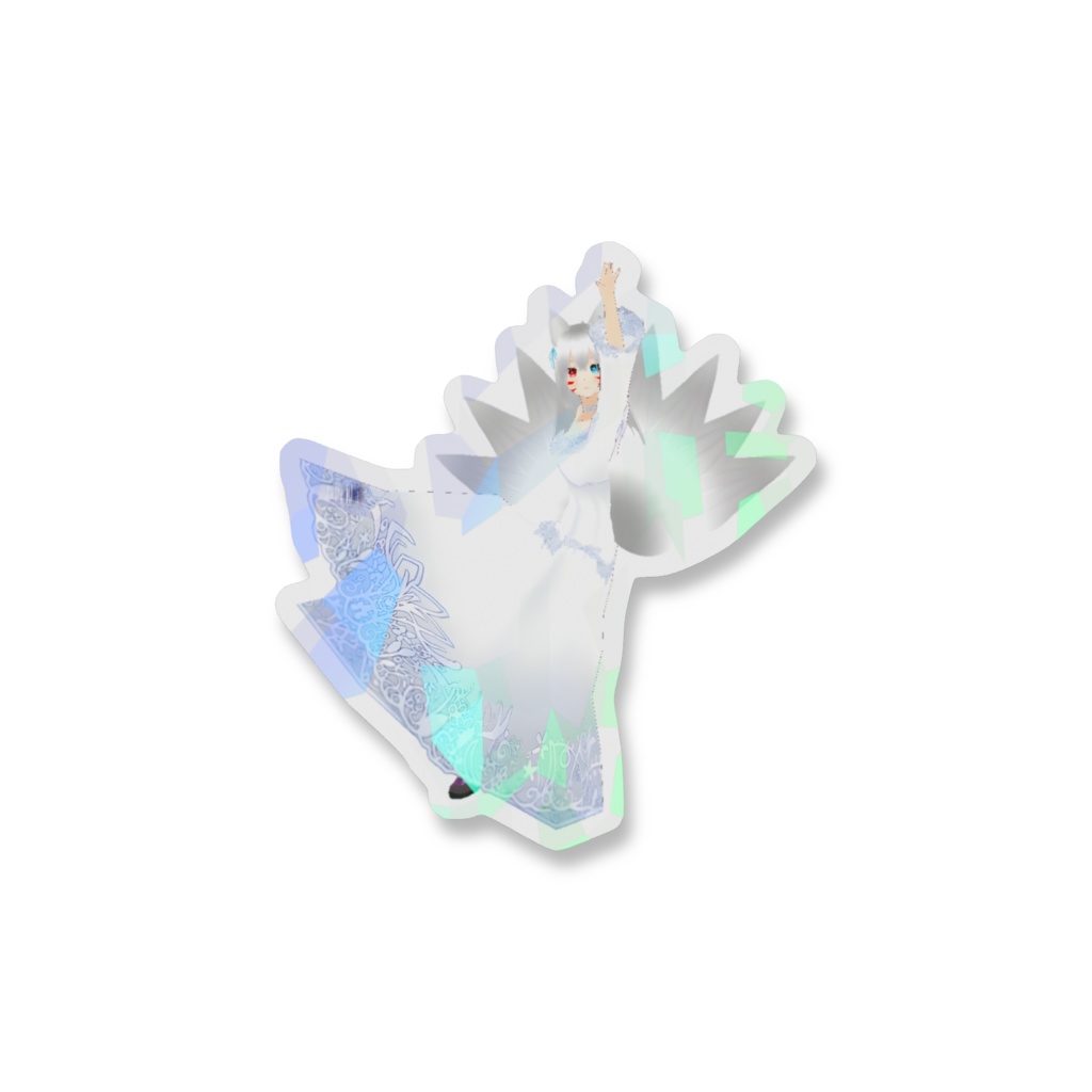 巫女カイン ホログラムスマホステッカー(神カイン)