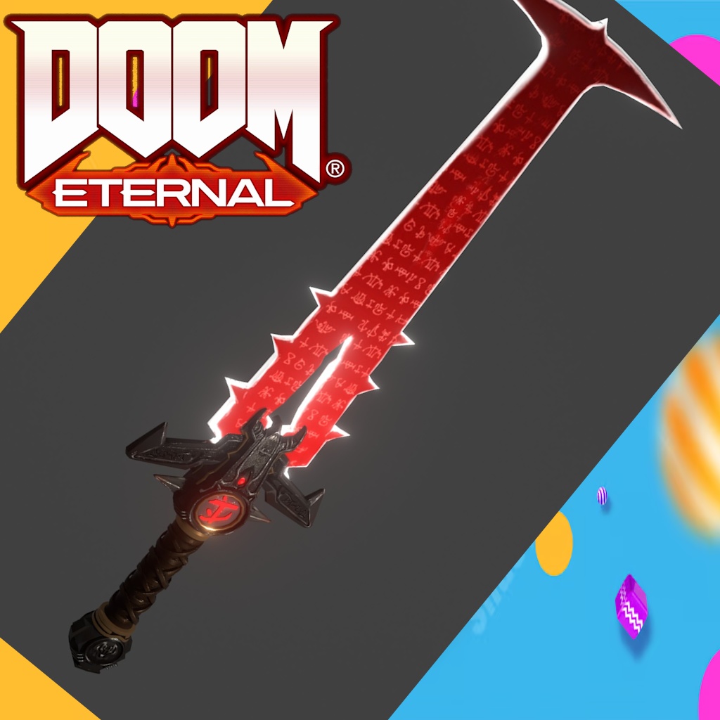 【Unity/VRChat】Doom eternal Crisol (sword Game)