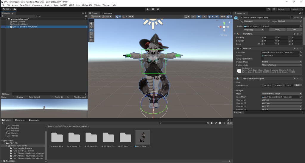 Lilit Blend @By Erosam4 (VRchat model)