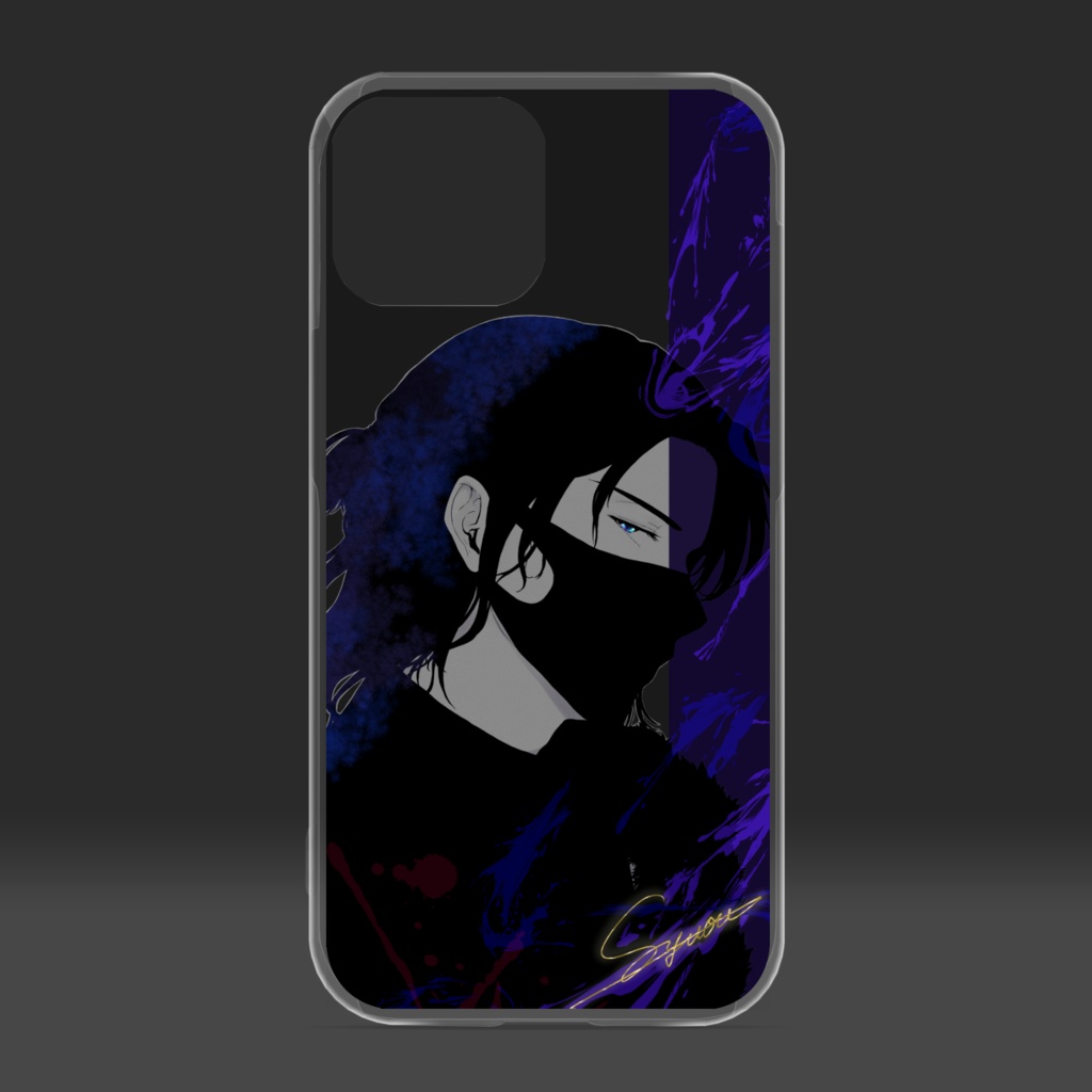 VEIL No.01 / Blue iPhoneケース