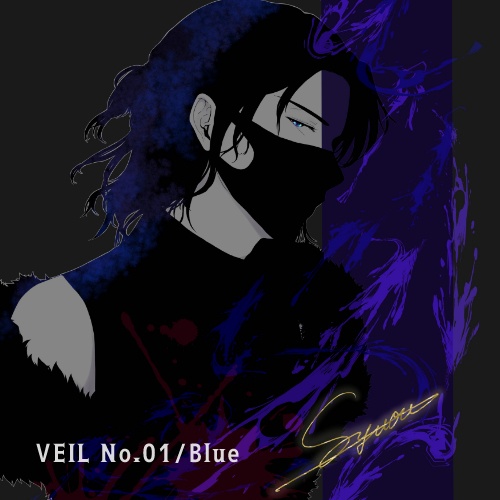 VEIL No.01 / Blue アクリルフォトスタンド