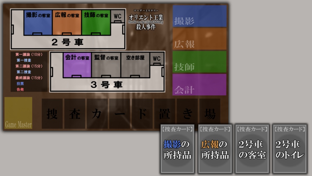 【マダミス】オリヱント工業殺人事件