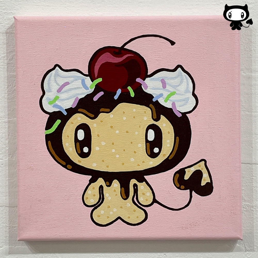 【CHERISH 原画】原画 イラスト アクリル チョコ スイーツ オリジナル
