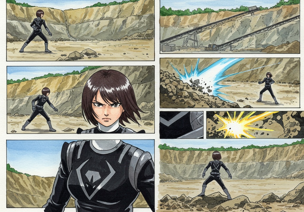 AIヒロイン写真集風イラスト集 黒い戦隊ヒロインはすきですか?