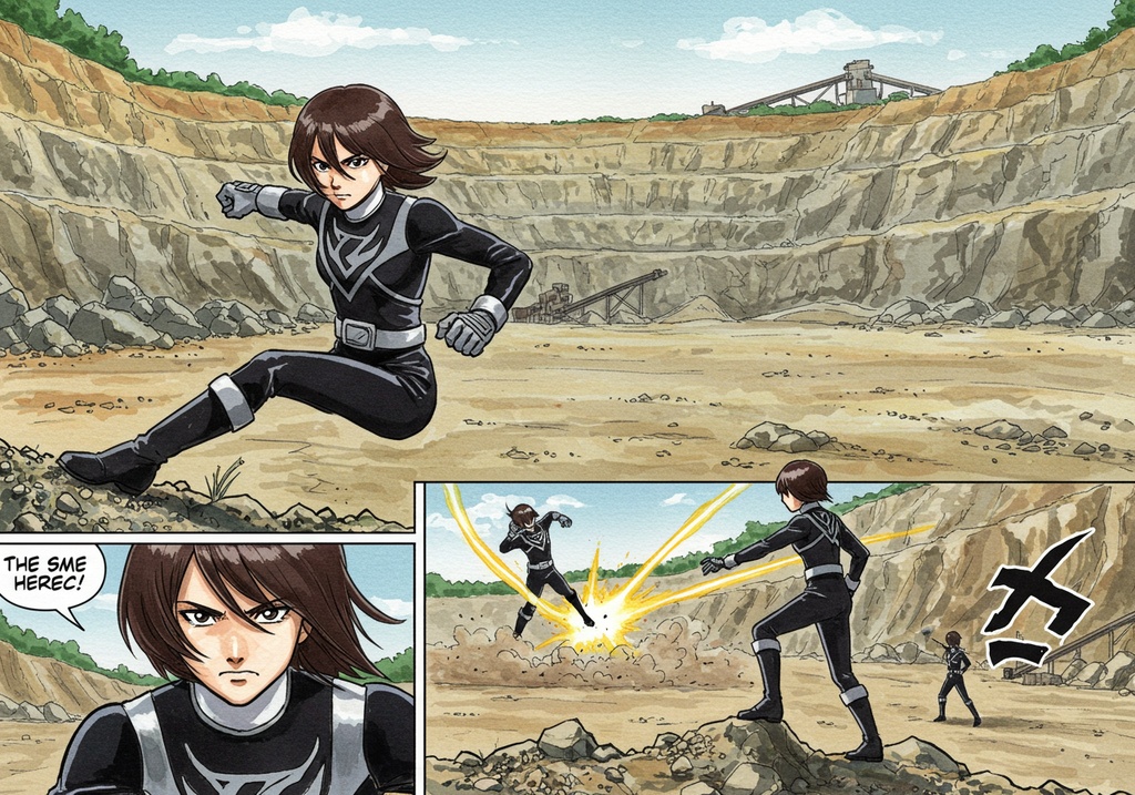 AIヒロイン写真集風イラスト集 黒い戦隊ヒロインはすきですか?