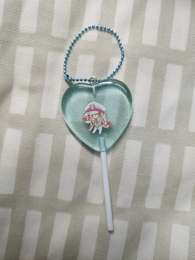 ▽のぺろきゃんキーホルダー