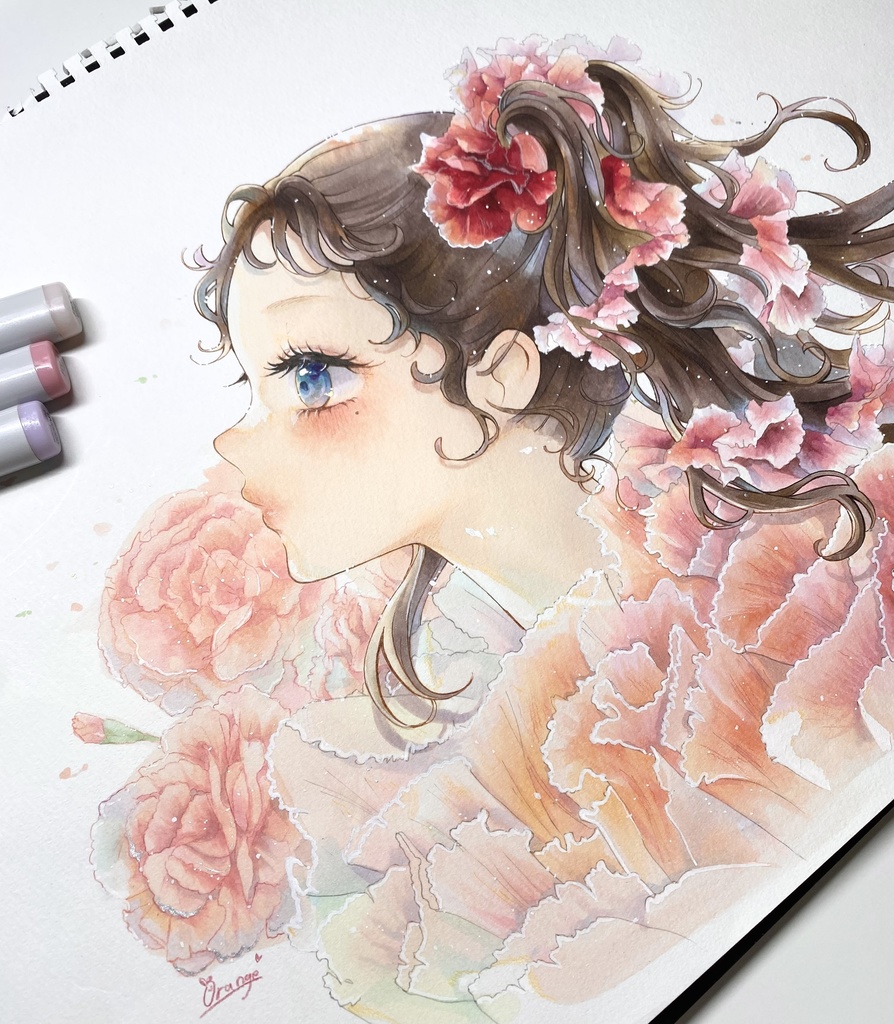 額装原画【flower】