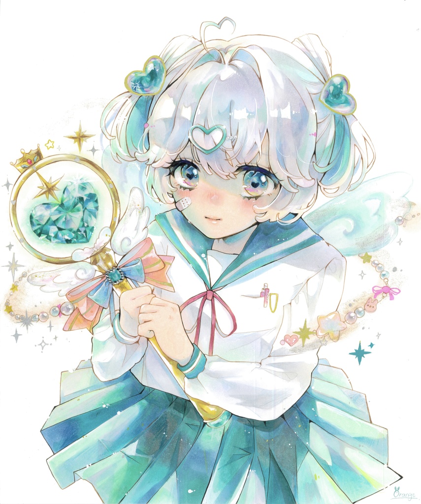 ポストカード『魔法少女見習い』