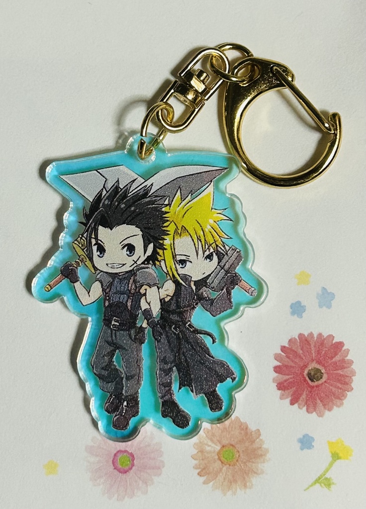 ザックスとクラウドのアクキー