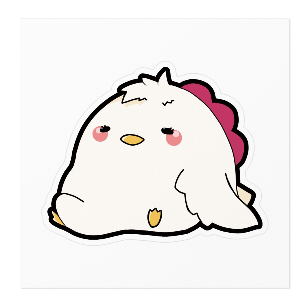 とりさんステッカー