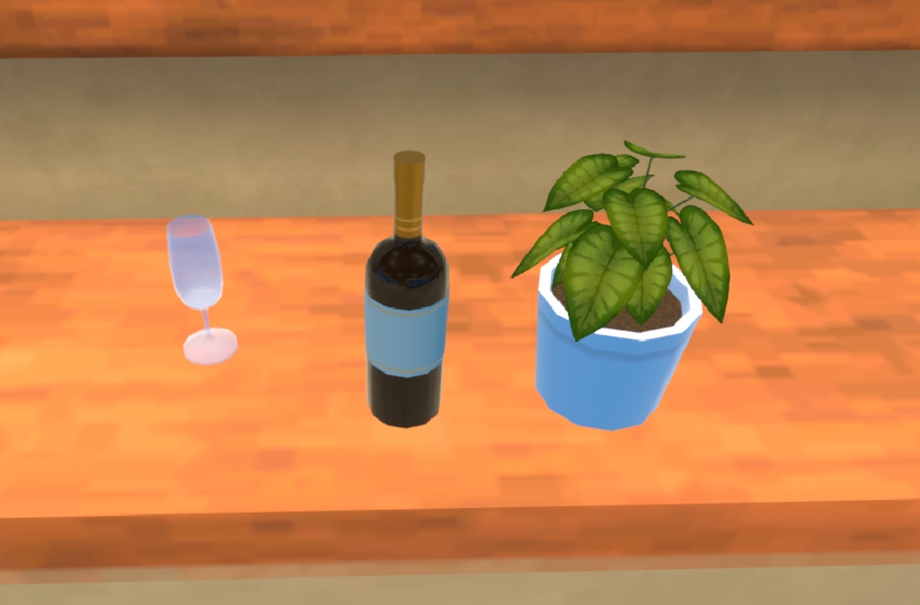 【3Dモデル】バーにありそうな棚