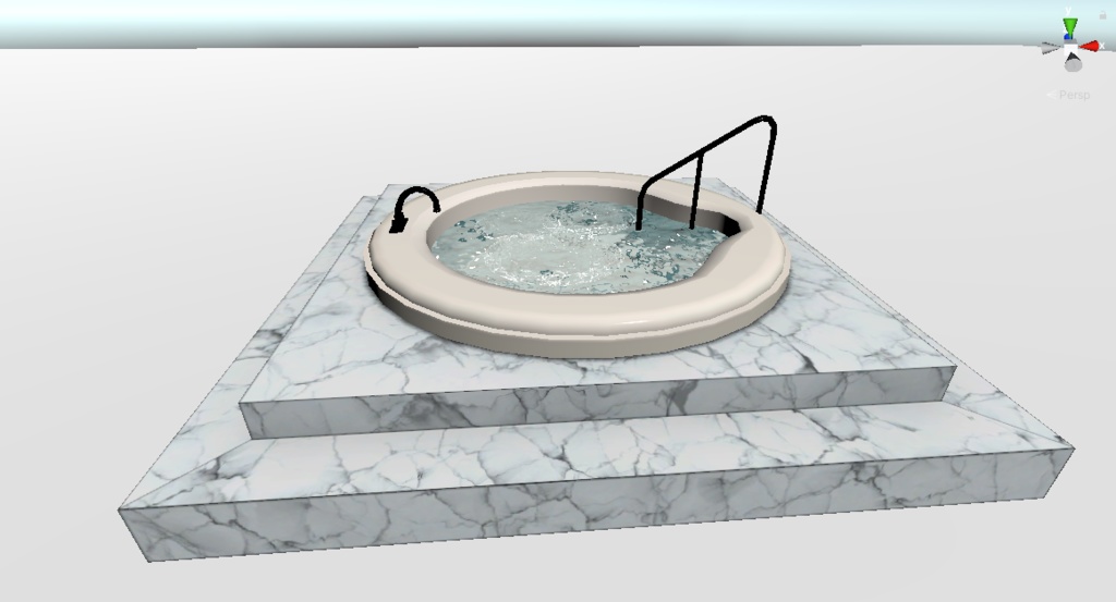 【3Dモデル】ジャグジーなお風呂