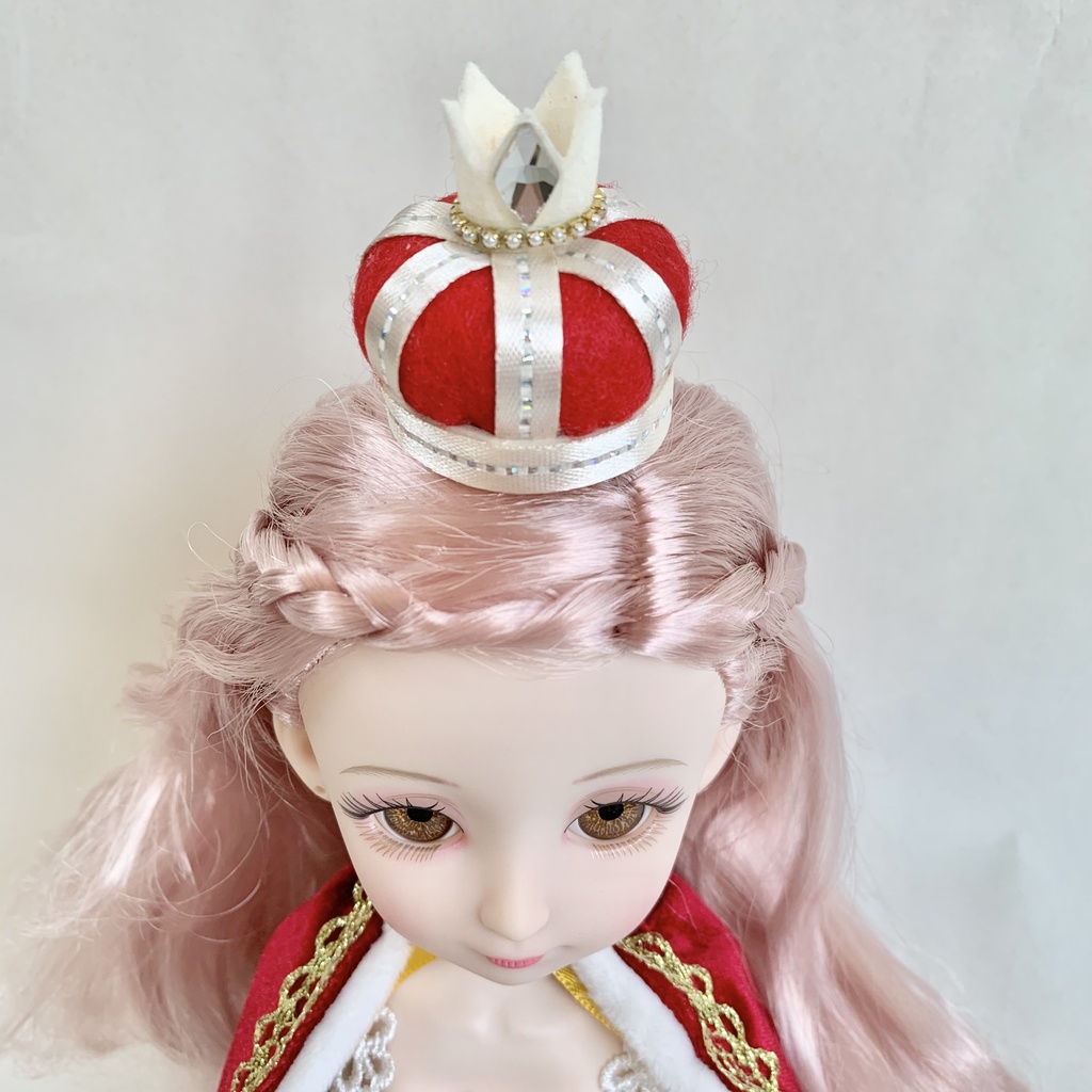 【受注制作】フェルトの王冠 ぬい・ドール用