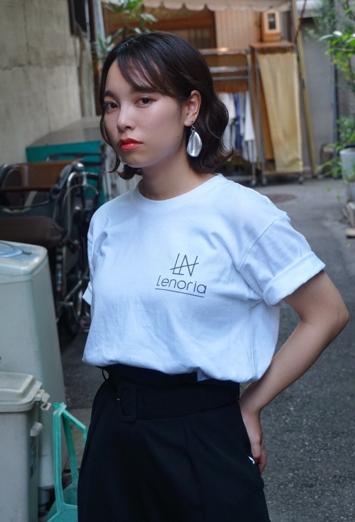 LenoriaロゴTシャツ(白)