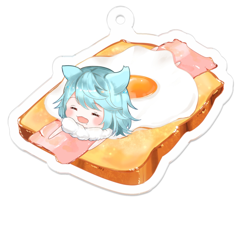 ベーコンエッグトースト　吹雪