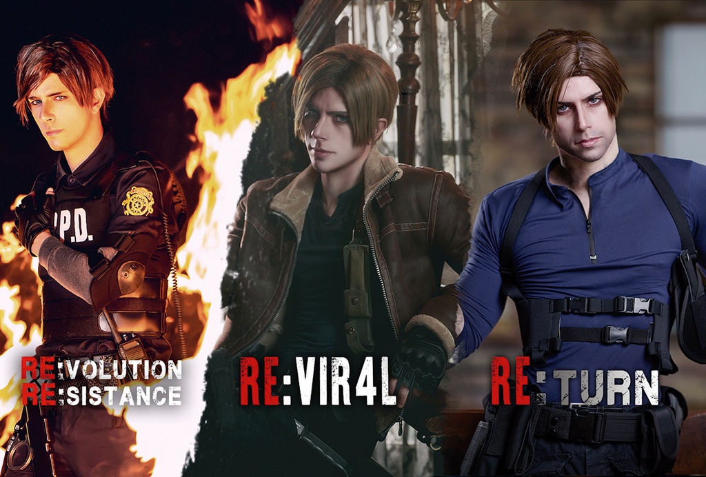 【バイオハザード レクイエム】 RE:TURN (リターン) ・ レオンSケネディ写真集