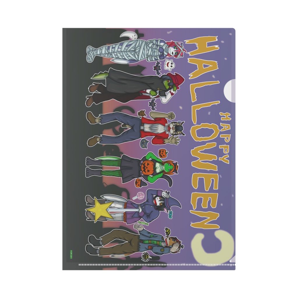2025ハロウィンクリアファイル